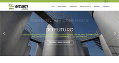 Desktop Screenshot of emamasfaltos.com.br